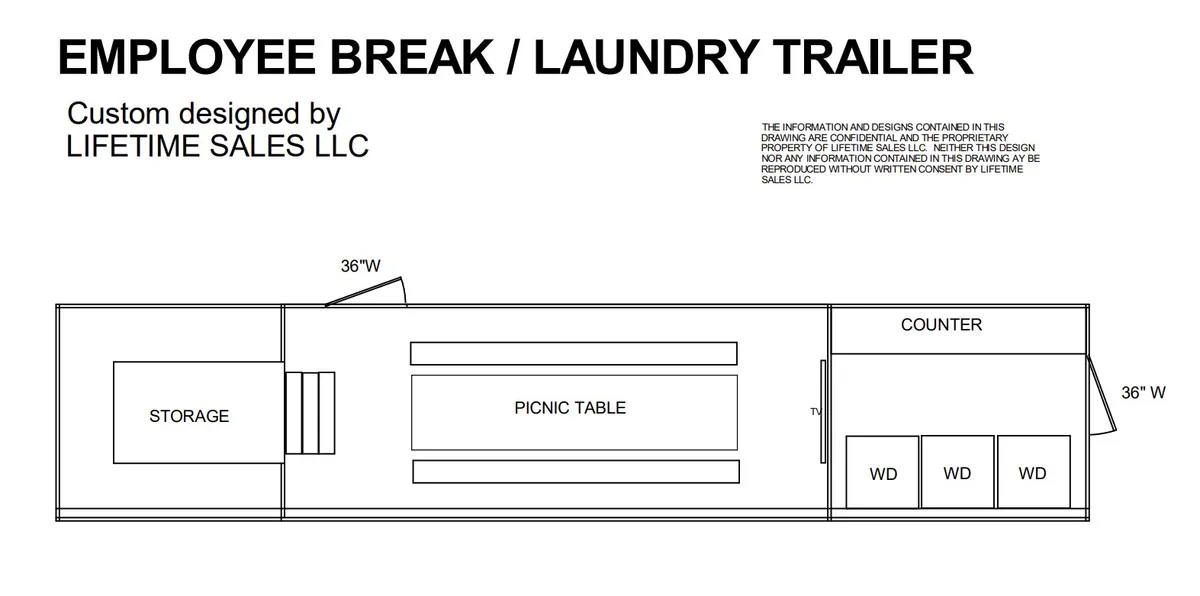 Break / Laundry Floorplan specialty floorplan